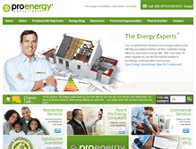 Tablet Screenshot of proenergyconsultants.com